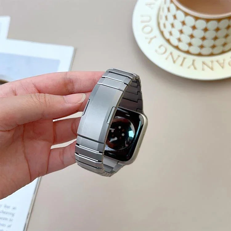 カーブサイド着脱式ステンレススチールウォッチバンド、Apple Watch 46mm / 49mm / 45mm / 44mm用、Apple Watch 42mm / 41mm / 40mm / 38mm用