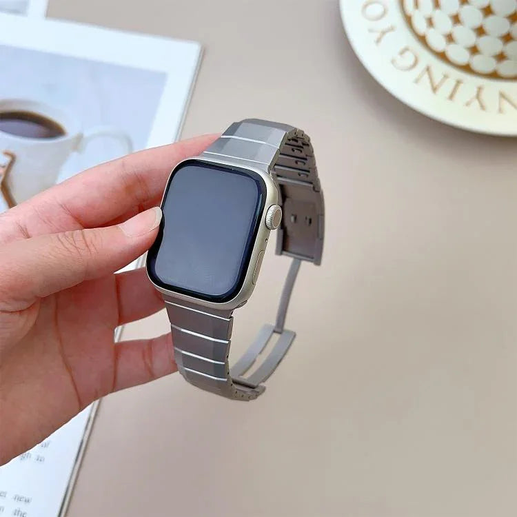 カーブサイド着脱式ステンレススチールウォッチバンド、Apple Watch 46mm / 49mm / 45mm / 44mm用、Apple Watch 42mm / 41mm / 40mm / 38mm用