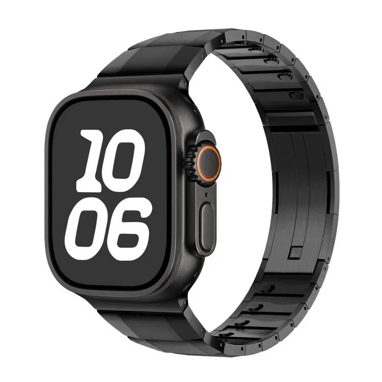 カーブサイド着脱式ステンレススチールウォッチバンド、Apple Watch 46mm / 49mm / 45mm / 44mm用、Apple Watch 42mm / 41mm / 40mm / 38mm用