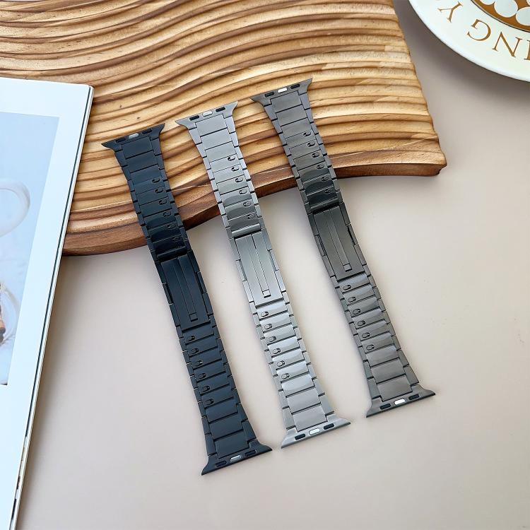 カーブサイド着脱式ステンレススチールウォッチバンド、Apple Watch 46mm / 49mm / 45mm / 44mm用、Apple Watch 42mm / 41mm / 40mm / 38mm用