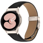 ライチテクスチャ スターライト タートルバックバックル レザーウォッチバンド、Samsung Galaxy Watch 7 40 / 44mm用