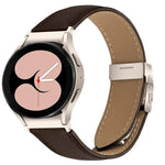 ライチテクスチャ スターライト タートルバックバックル レザーウォッチバンド、Samsung Galaxy Watch 7 40 / 44mm用