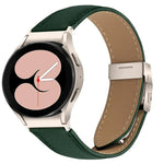 ライチテクスチャ スターライト タートルバックバックル レザーウォッチバンド、Samsung Galaxy Watch 7 40 / 44mm用