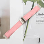 Quick Release Lychee Texture Starlight Turtle Back Buckle Leather Watch Band, For Samsung Galaxy Watch 7 40 / 44mm