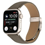 ライチテクスチャースターライトカメ甲バックルレザーバンド、Apple Watch 46mm / 49mm / 45mm / 44mm用、Apple Watch 42mm / 41mm / 40mm / 38mm用