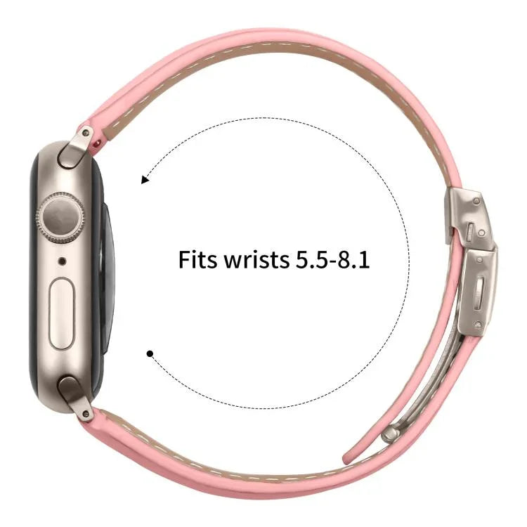 ライチテクスチャースターライトカメ甲バックルレザーバンド、Apple Watch 46mm / 49mm / 45mm / 44mm用、Apple Watch 42mm / 41mm / 40mm / 38mm用