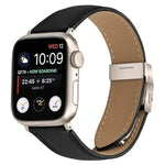 ライチテクスチャースターライトカメ甲バックルレザーバンド、Apple Watch 46mm / 49mm / 45mm / 44mm用、Apple Watch 42mm / 41mm / 40mm / 38mm用