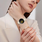 ライチテクスチャー スターライト タートルバックバックル レザーウォッチバンド、Google Pixel Watch 4 / 3 / 2 / 1 41mm用