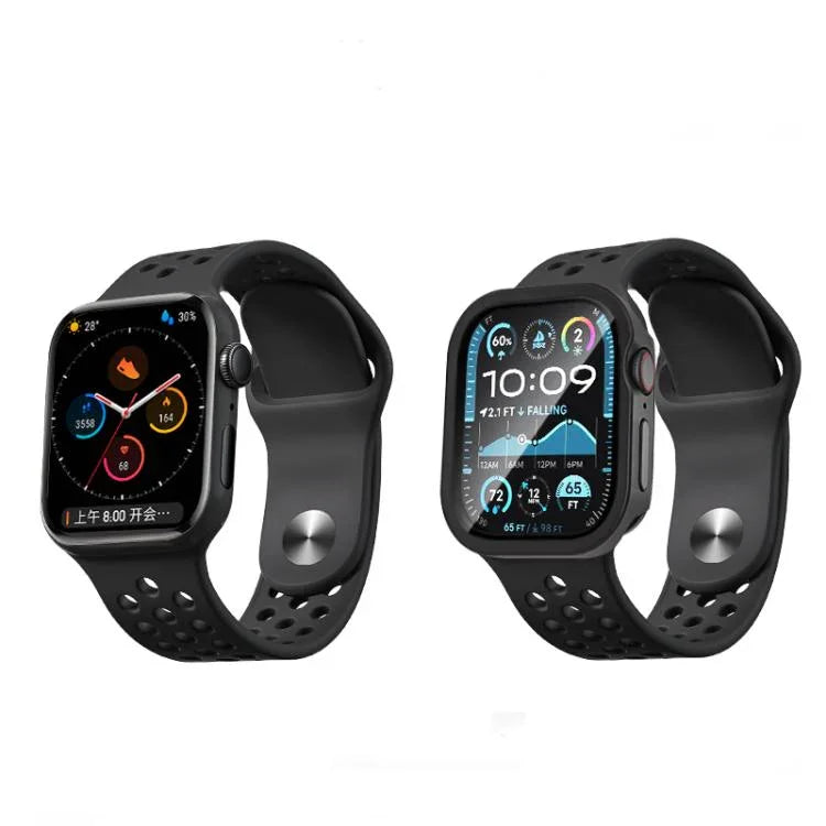 強化フィルム一体型アルミニウムウォッチケース、Apple Watch シリーズ11 / 10 46mm用