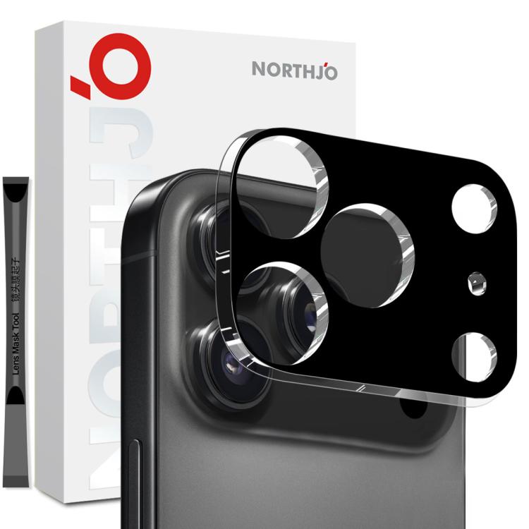 NORTHJOカメラレンズプロテクター3D HD強化ガラスフィルム、iPhone 17 Pro Max用、iPhone 17 Pro用、iPhone 17用、iPhone Air用