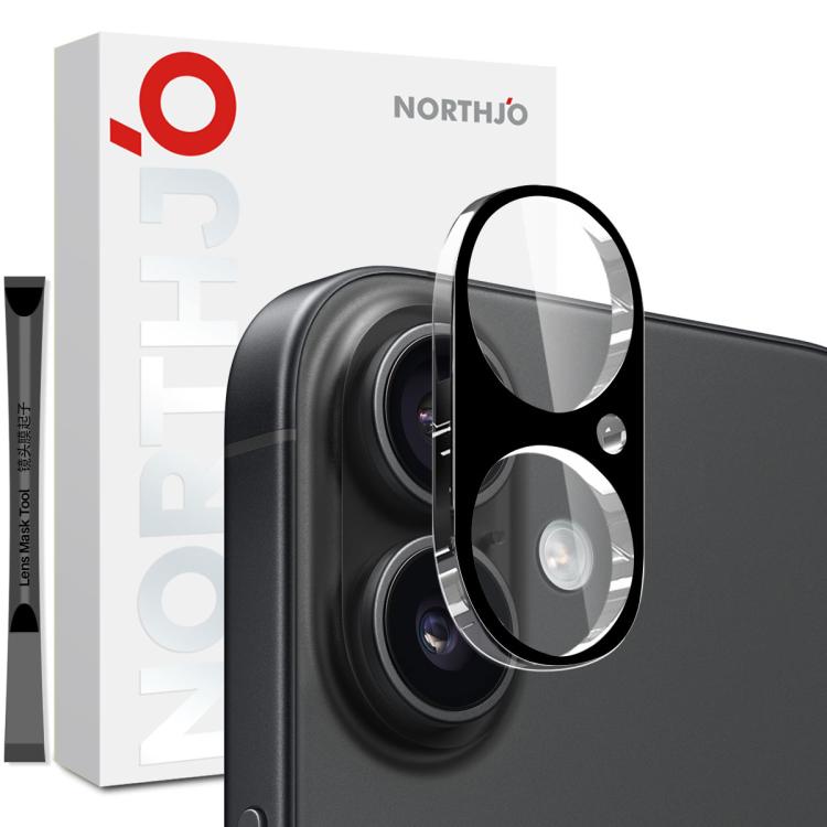 NORTHJOカメラレンズプロテクター3D HD強化ガラスフィルム、iPhone 17 Pro Max用、iPhone 17 Pro用、iPhone 17用、iPhone Air用