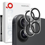 2枚セット NORTHJO カメラレンズプロテクター 3D ナイトショット強化ガラスフィルム、iPhone 17 Pro Max用、iPhone 17 Pro用、iPhone 17用、iPhone Air用