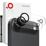 2枚セット NORTHJO カメラレンズプロテクター 3D ナイトショット強化ガラスフィルム、iPhone 17 Pro Max用、iPhone 17 Pro用、iPhone 17用、iPhone Air用
