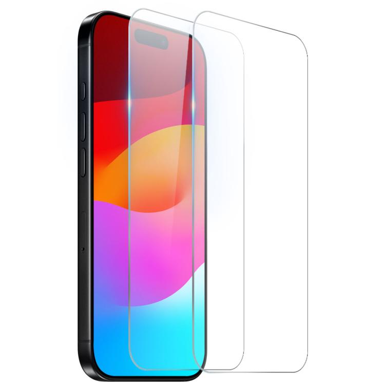 2枚セット NORTHJO A++ 0.3mm 2.5D スクリーン強化ガラスフィルム、iPhone 17 Pro Max用、iPhone 17 Pro用、iPhone 17用、iPhone Air用