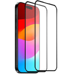 2枚セットNORTHJO A++ 0.3mm全面接着シルク印刷強化ガラスフィルム、iPhone 17 Pro Max用、iPhone 17 Pro用、iPhone 17用、iPhone Air用