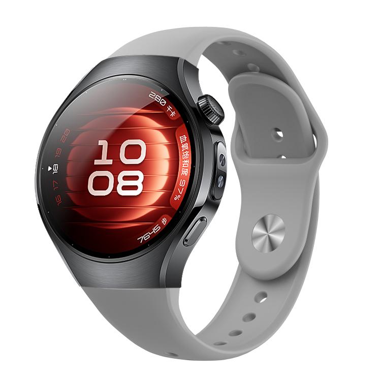 Reverse Buckle Silicone Watch Band, For Huawei Watch 5 42mm, For Huawei Watch 5 46mm