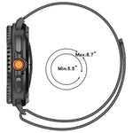 ミラネーゼループマグネットメタルウォッチバンド、Samsung Galaxy Watch8 / Watch8 Classic 用