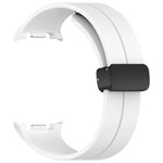 Folding Magnetic Buckle Silicone Watch Band, For Samsung Galaxy Watch8 / Watch8 Classic