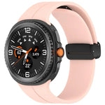 Folding Magnetic Buckle Silicone Watch Band, For Samsung Galaxy Watch8 / Watch8 Classic