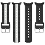 縦ツートンカラーシリコンウォッチバンド、Samsung Galaxy Watch8 / Watch8 Classic 用
