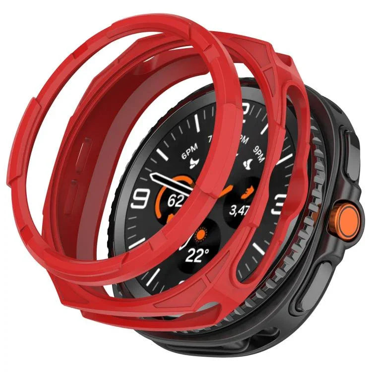 中空アーマープロテクター TPU 時計保護カバー、Samsung Galaxy Watch8 Classic 46mm 用