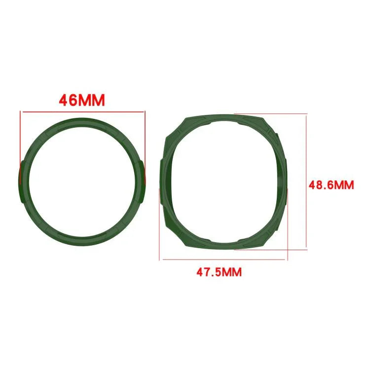 中空アーマープロテクター TPU 時計保護カバー、Samsung Galaxy Watch8 Classic 46mm 用