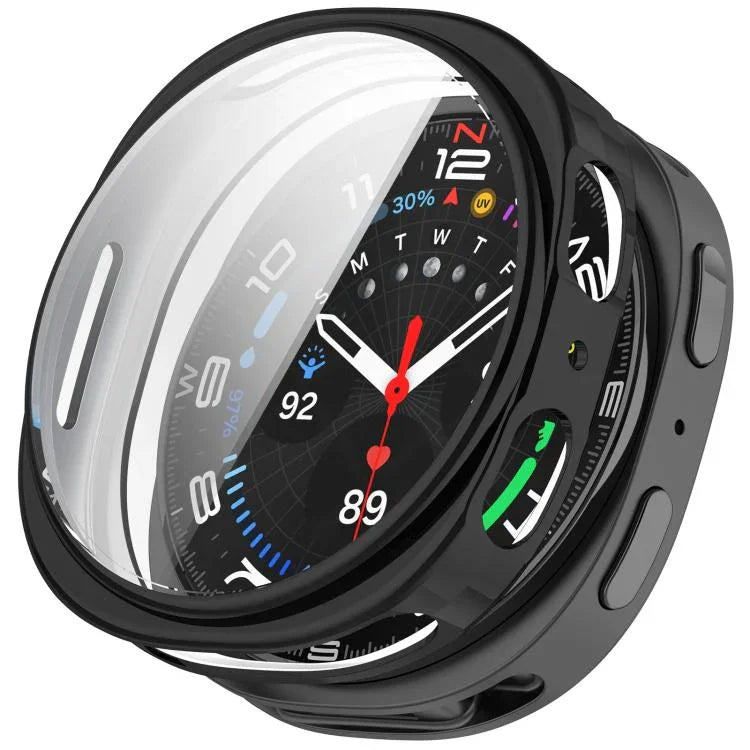 All Coverage Electroplated TPU Watch Protective Case, For Samsung Galaxy Watch 8 44mm, For Samsung Galaxy Watch 8 40mm