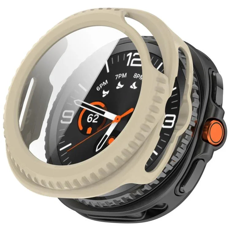 強化ガラス一体型 PC 時計カバー、Samsung Galaxy Watch8 Classic 46mm 用、Samsung Galaxy Watch 8 44mm 用、Samsung Galaxy Watch 8 40mm 用