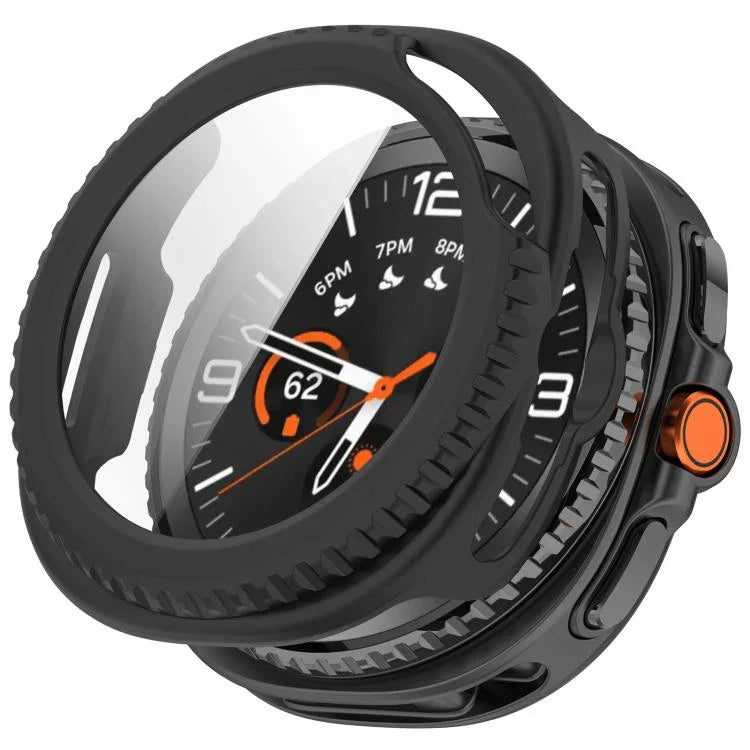 強化ガラス一体型 PC 時計カバー、Samsung Galaxy Watch8 Classic 46mm 用、Samsung Galaxy Watch 8 44mm 用、Samsung Galaxy Watch 8 40mm 用