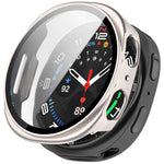 強化ガラス一体型 PC 時計カバー、Samsung Galaxy Watch8 Classic 46mm 用、Samsung Galaxy Watch 8 44mm 用、Samsung Galaxy Watch 8 40mm 用