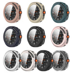強化ガラス一体型 PC 時計カバー、Samsung Galaxy Watch8 Classic 46mm 用、Samsung Galaxy Watch 8 44mm 用、Samsung Galaxy Watch 8 40mm 用