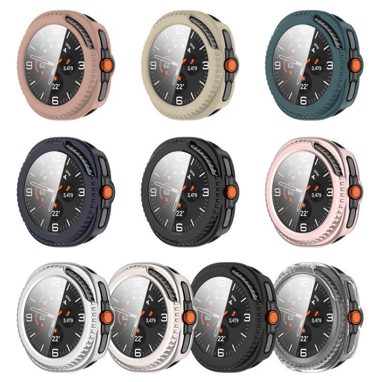 強化ガラス一体型 PC 時計カバー、Samsung Galaxy Watch8 Classic 46mm 用、Samsung Galaxy Watch 8 44mm 用、Samsung Galaxy Watch 8 40mm 用