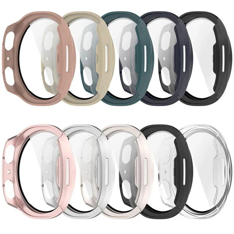 強化ガラス一体型 PC 時計カバー、Samsung Galaxy Watch8 Classic 46mm 用、Samsung Galaxy Watch 8 44mm 用、Samsung Galaxy Watch 8 40mm 用