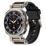 メタル 時計コネクター シリコン 時計バンド、Samsung Galaxy Watch Ultra 47mm / Ultra 2025 用