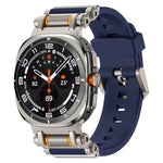 メタル 時計コネクター シリコン 時計バンド、Samsung Galaxy Watch Ultra 47mm / Ultra 2025 用