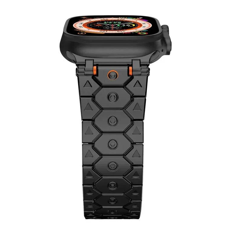 八角形 ステンレススチール ウォッチ、Apple Watch 46mm / 49mm / 45mm / 44mm 用