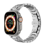八角形 ステンレススチール ウォッチ、Apple Watch 46mm / 49mm / 45mm / 44mm 用