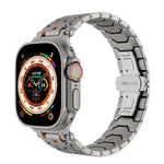 八角形 ステンレススチール ウォッチ、Apple Watch 46mm / 49mm / 45mm / 44mm 用
