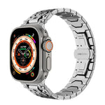 八角形 ステンレススチール ウォッチ、Apple Watch 46mm / 49mm / 45mm / 44mm 用