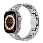八角形 ステンレススチール ウォッチ、Apple Watch 46mm / 49mm / 45mm / 44mm 用
