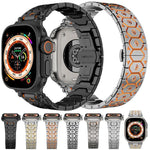 八角形 ステンレススチール ウォッチ、Apple Watch 46mm / 49mm / 45mm / 44mm 用