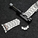 八角形 ステンレススチール ウォッチ、Apple Watch 46mm / 49mm / 45mm / 44mm 用