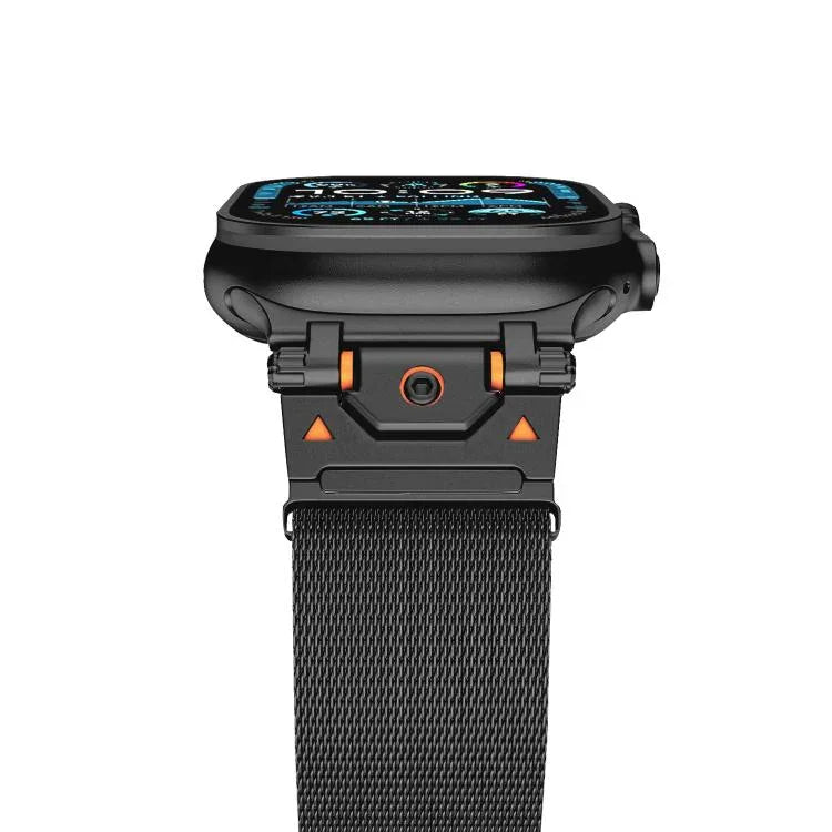 ミラネーゼ スチール マグネット式 ウォッチバンド、Apple Watch 46mm / 49mm / 45mm / 44mm 用