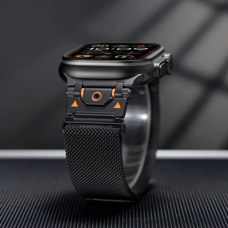 ミラネーゼ スチール マグネット式 ウォッチバンド、Apple Watch 46mm / 49mm / 45mm / 44mm 用