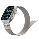 ミラネーゼ スチール マグネット式 ウォッチバンド、Apple Watch 46mm / 49mm / 45mm / 44mm 用