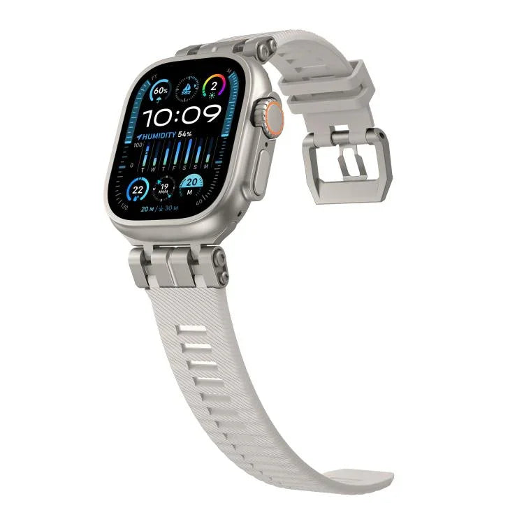 H016 ファンクショナルシリーズ ツイルテクスチャ TPU ウォッチバンド、Apple Watch 46mm / 49mm / 45mm / 44mm 用