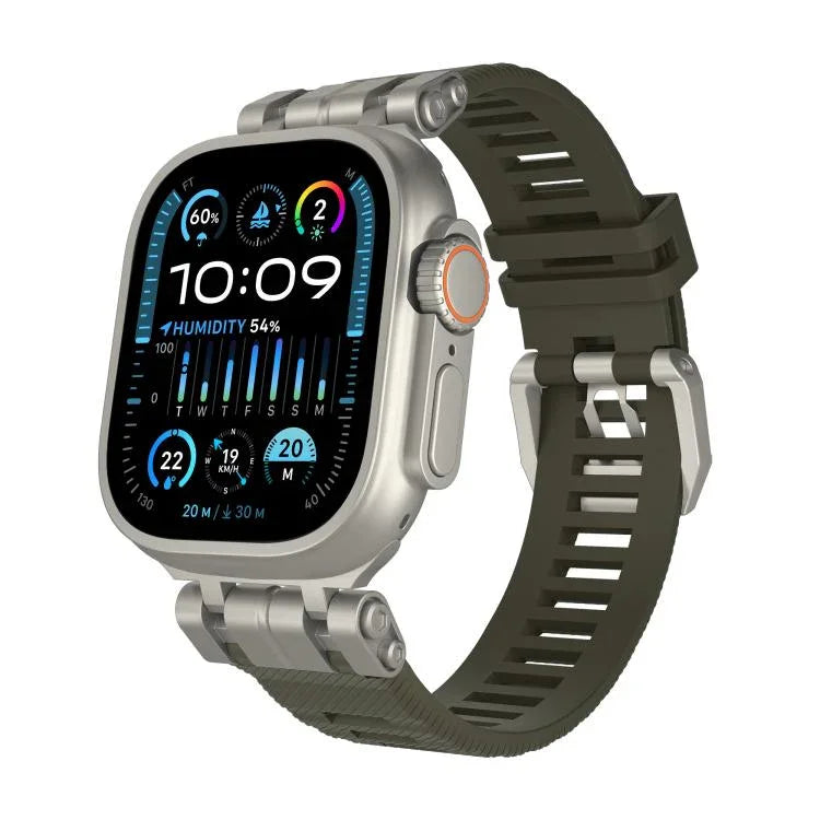 H016 ファンクショナルシリーズ ツイルテクスチャ TPU ウォッチバンド、Apple Watch 46mm / 49mm / 45mm / 44mm 用