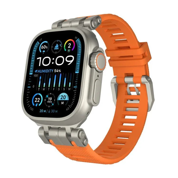 H016 ファンクショナルシリーズ ツイルテクスチャ TPU ウォッチバンド、Apple Watch 46mm / 49mm / 45mm / 44mm 用