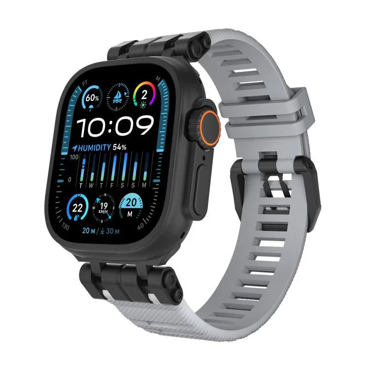 H016 ファンクショナルシリーズ ツイルテクスチャ TPU ウォッチバンド、Apple Watch 46mm / 49mm / 45mm / 44mm 用