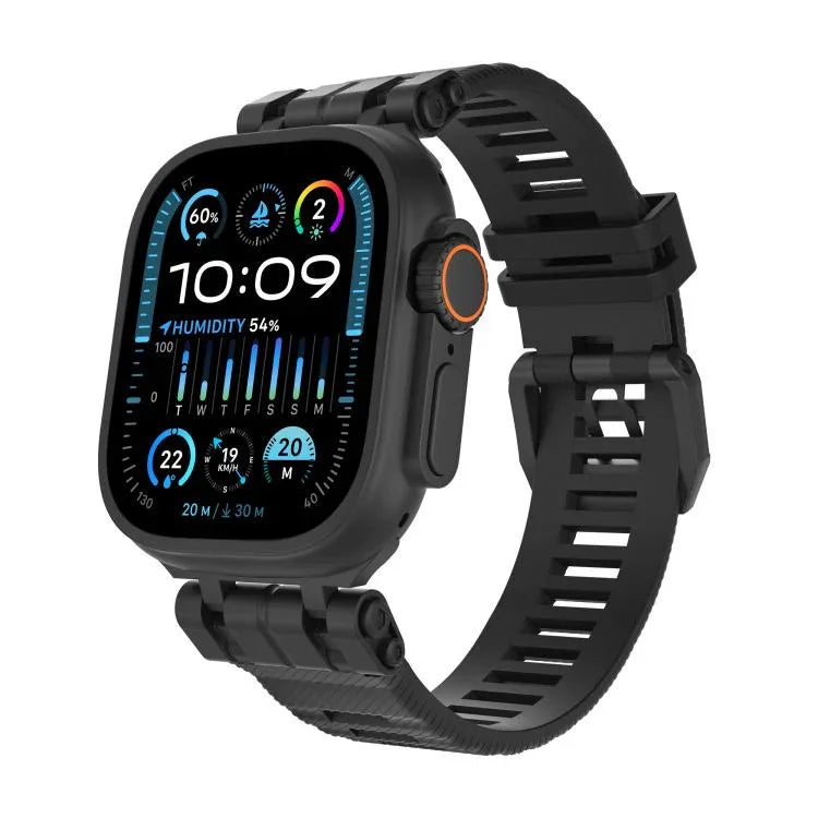H016 ファンクショナルシリーズ ツイルテクスチャ TPU ウォッチバンド、Apple Watch 46mm / 49mm / 45mm / 44mm 用